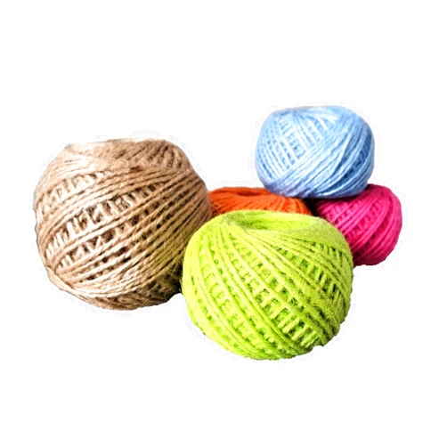 KIS Premium Colurful Natural Jute Twine 328 Feet 2mm - Purple Smell Free 3 Strand, DIY Projects, Crafts, Decoration, Hobby, PET Friendly, Gardening Yarn - String - Rope…