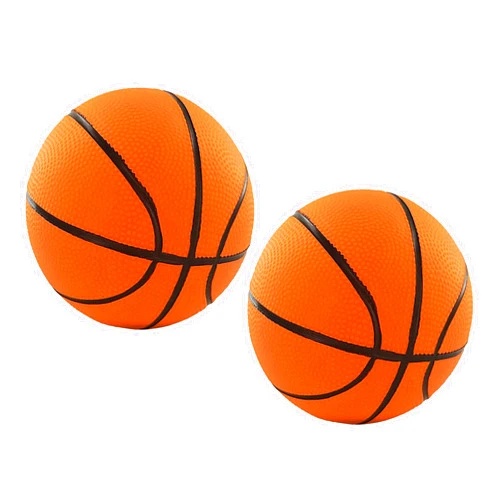 Botabee Kids Pool Basketball 2 Pack | Compatible with Intex Floating Hoops Poolside Basketball Game and Other Pool Basketball Hoop | Mini Ball for Outdoor and Poolside Play
