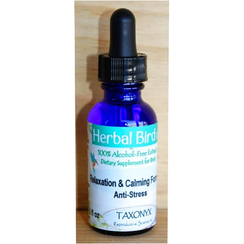Taxonyx Science Inc Herbal Bird Rx - Relax Calming Formula - Compare to AVITECH (2 fl oz)