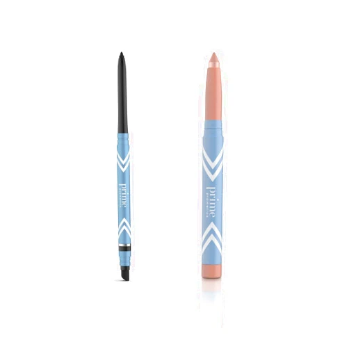 PRIME PROMETICS PrimeEyes Glide Eyeliner (black) + PrimeEyes Brightener (stardust)