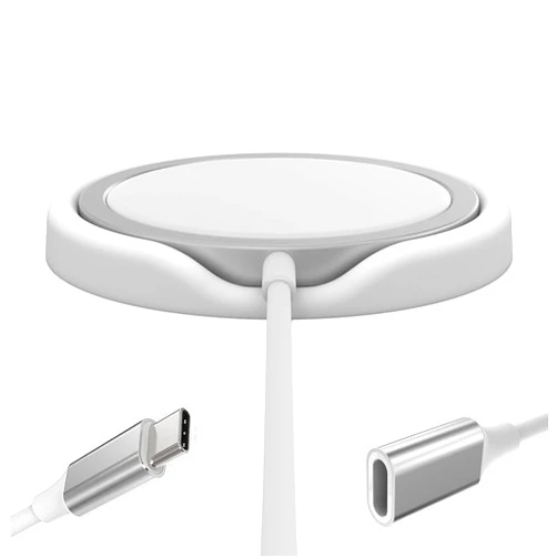 Elevation Lab MagBase - Mount for MagSafe Charger, First of its Kind - Pull up to Keep Charging or Slide to undock, Included 3ft USB-C Extension Cord, Holder, Dock,