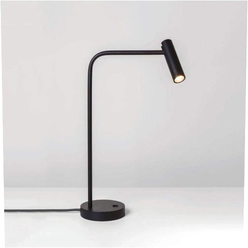 GMLSD Table Lamps,Office Table Light Rocker Switch Book Reading Lamp Led for Bedroom Study 2700K Stand Desk Lamp Room Bedside,Black