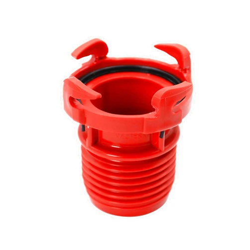 Valterra F02-3101 RV Drain Hose Connection EZ Coupler Valve Adapter , Red