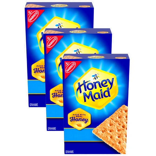 Honey Maid Graham Crackers, Gingerbread House Cookies, Original, 14.4 Oz (Pack of 3)
