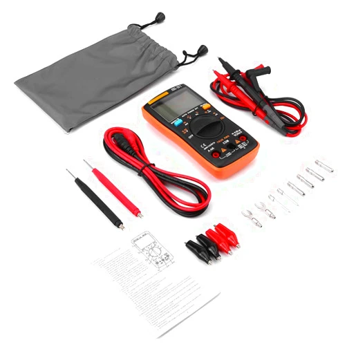 ViaGasaFamido AN8008 True-RMS 9999 Counts Digital Multimeter AC DC Voltage Ammeter Current Ohm Meter Ohm Volt Amp and Diode Tester