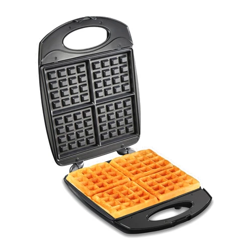 Hamilton Beach Non-Stick Belgian Waffle Maker with Indicator Lights, Makes 4 4