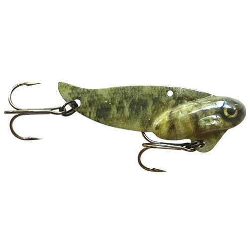 Blitz Lures (2 Pack) - Blitz Lures Fishing Lures Metal VIB Hard Spinner Blade Baits for Bass Walleyes Trout Fishing Spoons - Blitz Blades Made in USA Zinc