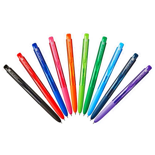 Uni-ball Signo RT1 Retractable Gel Ink Pen, Ultra Micro Point 0.28mm, Rubber Grip, UMN-155-28, 10 Color Value Set