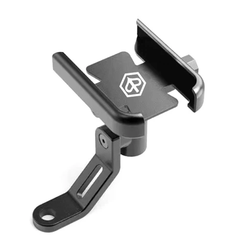 DSMBKS for P-iaggio Vespa GTS 250 300 Sprint Primavera LX150 S150 Accessories Motorcycle Handlebar Mobile Phone Holder GPS Stand Bracket,Mirror Holder Black