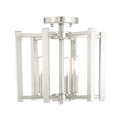 Savoy House 6-7702-3-SN Benson 3-Light Ceiling Light in Satin Nickel (13