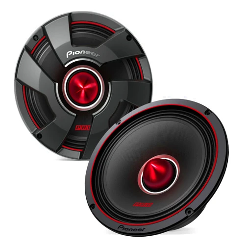Pioneer TS-M801PRO, Car Audio Speakers, Full Range, Clear Sound Quality, Easy Installation and Enhanced Bass Response, 8” Speakers