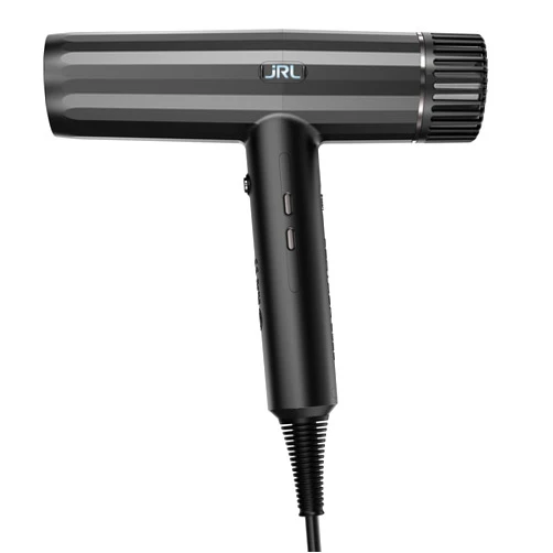 Amazon Series JRL Forte Pro Dryer - Professional Hair Blow Dryer with Diffuser w/Ionic Generator to Help Reduce Drying Time, Frizz and Static - Fast Hair Dryer w/ 3 Temperature Settings and Speed Settings (Black)