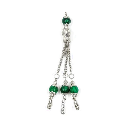 ALBASHAN Tasbih Accessories malachite beads metal Tassel making misbaha prayer bead pendant