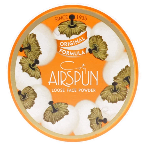Airspun Coty Airspun Loose Face Powder 2.3 Ounce Honey Beige Light Peach Tone Loose Face Powder, for Setting or Foundation, Lightweight, Long Lasting, Pack of 1