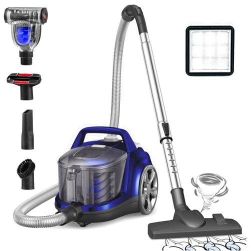 Aspiron Canister Vacuum Cleaner, Blue