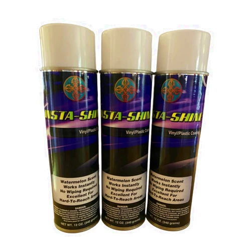 Lester Enterprises, Inc. Interior Vehicle - Auto - Plastic, Rubber and Trim Restorer High-Gloss - Watermelon Scent - Water Proof - Insta-Shine(3 Pack)
