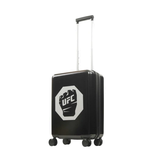 FUL UFC 22.5 Inch Carry-On Luggage, Hardshell Rolling Suitcase with Spinner Wheels, Black