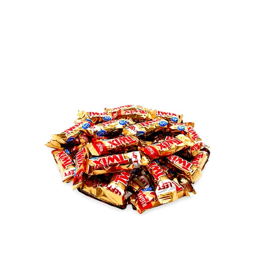 KLUB BULK Twix Candy Bars, Fun Size/Mini, Bulk Individually Wrapped, 1.5lbs - Premium Milk Chocolate Candy with Cookie Caramel (24 ox), Ideal for Parties and Gatherings