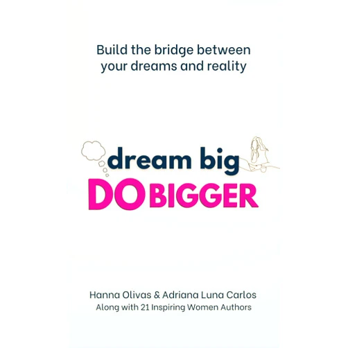 By Hanna Olivas (Author), Adriana Luna Carlos (Author), Samantha Lander (Author), Jenna Leigh (Author), Andrea Kaye (Author), Stella Tokar (Author), Gail Meriel (Author), Samantha Sheppard (Author), Michelle Bell (Author), Nancy Rose (Author), Dr. Shelby Decker (Author), Erin Causer (Author), Denise Oster (Author), Annabelle Beckwith (Author), Kelley Kaupas Rheault (Author), Michele Meza (Author), CJ C Boyd (Author), Lori Olson (Author), Beverley Lake (Author), Kara Long (Author), Colleen McCartney (Author), Dr. Ola Abbas (Author), Sarah Thayer (Author) & 19 more Format: Kindle Edition Dream Big Do Bigger: Build the Bridge Between Your Dreams and Reality