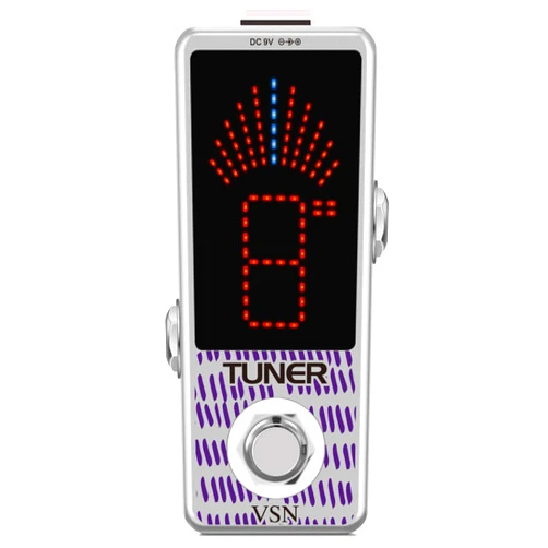 VSN Guitar Tuner Pedal High Precision Chromatic Tuners Tiny Size