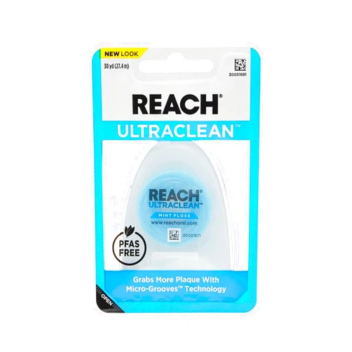 Listerine Ultraclean Dental Floss, Oral Care, Mint-Flavored, 30 Yards (Pack of 3)