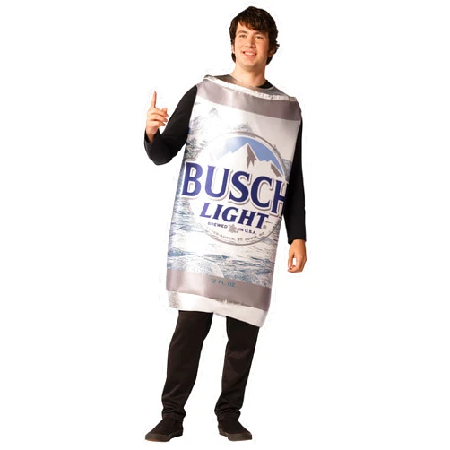 Rasta Imposta Anheuser Busch Light Beer Can Halloween Costume Funny Costumes Drink Fits Men Women 21+ of age, Adult One Size