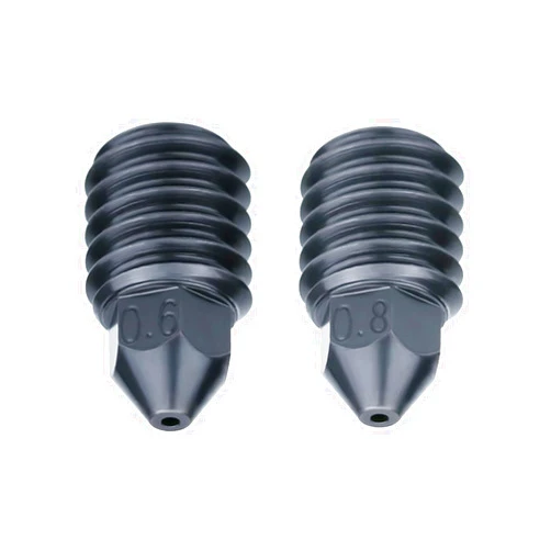 Shion.Kwoo Upgrade High-Temperature Wear-Resistant Removable Hardened Steel Nozzle Extruder Head for Bambu Lab X1C P1P 3D Printer Hotend. (0.6+0.8)
