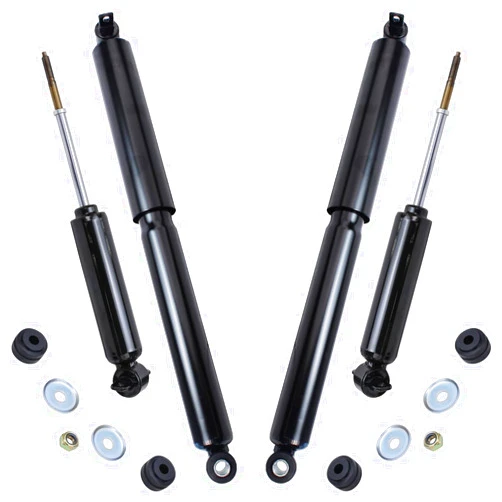 Detroit Axle - RWD Shock Absorbers for Chevy S10 Blazer GMC Jimmy Sonoma Isuzu Hombre, 4 Front and Rear Shock Absorbers Assembly Replacement