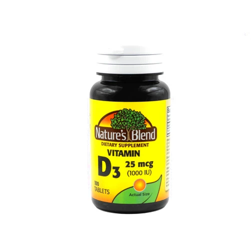 Nature's Blend NAT B VIT D3 TB 1000IU 100 by Nature's Blend