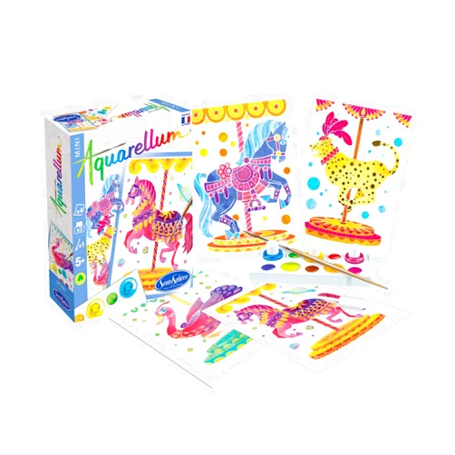 Sentosphère SentoSphere SEN6005 Aquarelle Magic Canvas Mini Horses