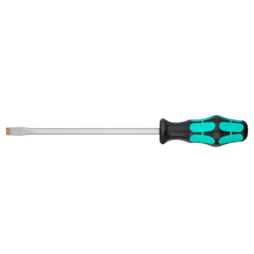 Wera 05110104001 Kraftform Plus 334 Slotted Screwdriver, Lasertip, 10mm Head, 8