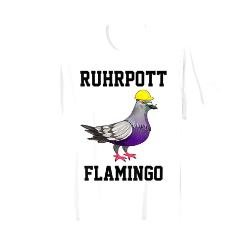 Ruhrgebiet Geschenk Taubenzüchter Glück auf Ruhrpott Flamingo Ruhrgebiet Funny Dove T-Shirt