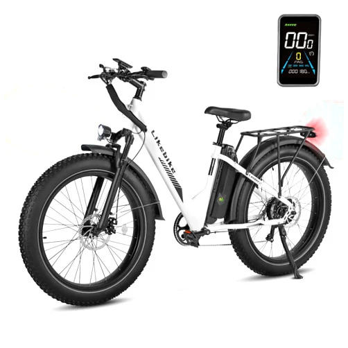 Likebike Electric Bike for Adults Peak 720W Electric Bicycle 48V 13AH (624WH) Battery Electric Bike 26