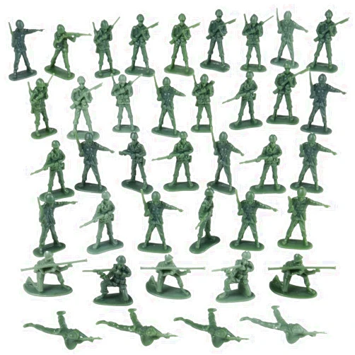 U.S. Toy U. S. Toy Green Army Men Toy Soldiers Set, Classic Military Action Figures for Kids, Imaginative Play, Party Favors, and Collectibles – 36 Piece, Toddler Toys for 3 Years & Up