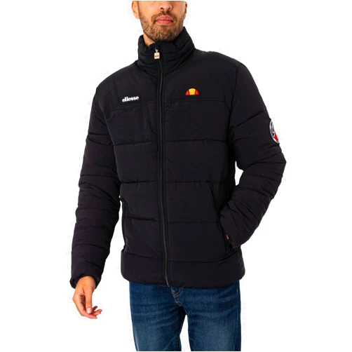 Ellesse Nebula Zip Up Black Puffer Jacket