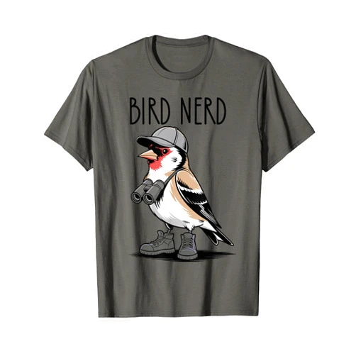 Funny Apparel For Bird Lovers Bird Nerd Funny Bird Watching for Bird Watchers T-Shirt