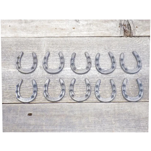 Midwest Craft House SMALL CAST IRON HORSESHOES • CRAFTS HOME DÉCOR, HORSESHOE/HORSE SHOE, SMALL TINY NIKNAK - PACK OF 10