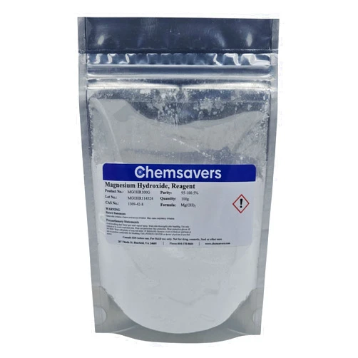 Chemsavers Magnesium Hydroxide, Reagent, 95-100.5%, 100g