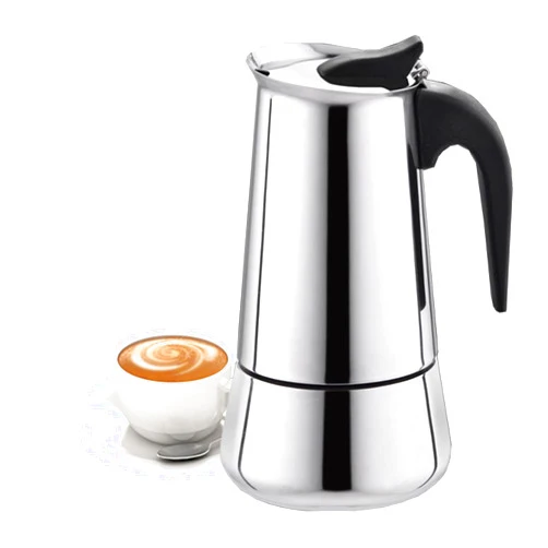 JBISJQLJ Stovetop Espresso Maker,Moka Pot, 12 Cups Italian Coffee Maker,Stainless Steel Portable Cafe Percolator Maker Coffee Pot (12 cups)