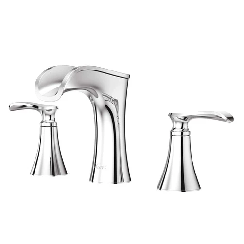 Pfister Jaida Bathroom Sink Faucet, 8-Inch Widespread, 2-Handle, 3-Hole, Polished Chrome Finish, LF049JDCC