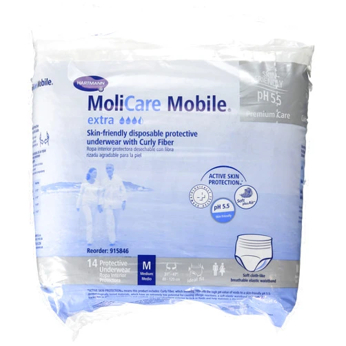 Hartmann MoliCare Mobile Underwear, Extra, Medium, Pack/14