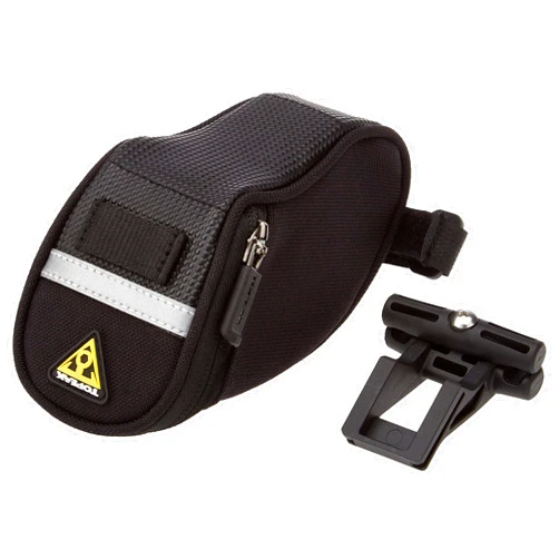 Topeak Bicycle Saddle Bag, Hard Shell, Synthetic Fabric, Vehicle-Specific Mount, 1 Compartment, Buckle Closure