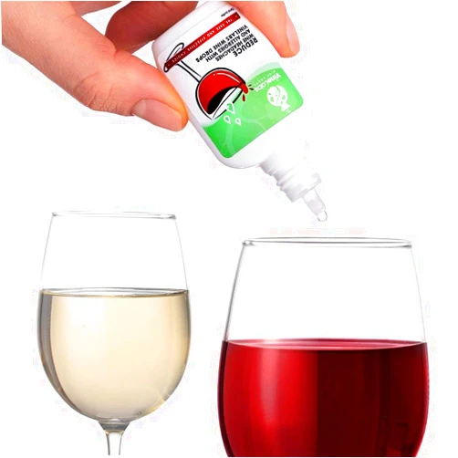 VineLabs Sulfite Removing Wine Drops, Odorless and Tasteless Purifier for Red and White Wines, Natural Headache Reducer, Made in the USA