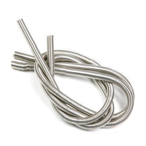 Fielect Heating Element Coil Wire 220V 500W Resistance Wire Furnace Heater Wire Cr20Ni80 Silver Heat-resistant Wire Length 275mm,2Pcs