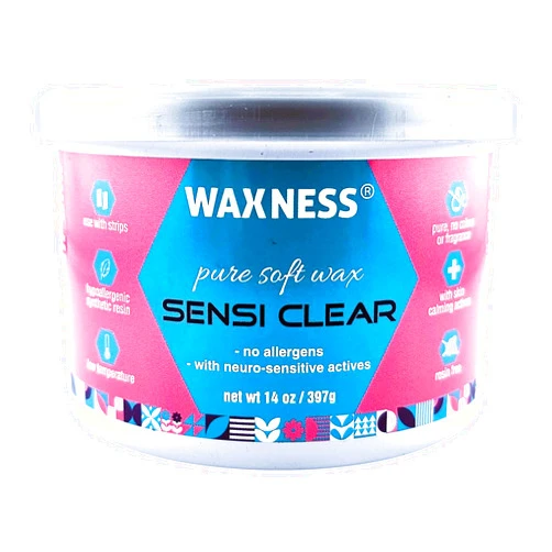 Waxness Sensi Clear Pure Soft Wax Tin 14 oz 397g