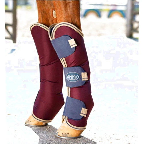 Horseware Ireland Amigo Ripstop Travel Boots, Color: Delphinium Blue/Navy, Size: Horse (DBPT00-DBB0-HO)
