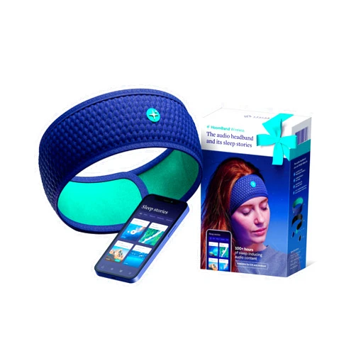 HoomBand | Bluetooth Sleep Headphones | Headband for Sleep, Travel, Meditation | Free Access to Hypnotic Stories and Sounds created by Sleep Experts | Charging Cable Included