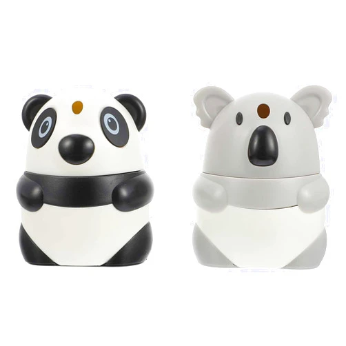 LIFKOME 2 Packs Toothpick Holder Dispenser Cute Panda Koala Automatic Toothpick Dispenser Pop- Up Toothpicks Storage Box