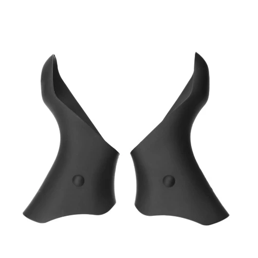 NELboNs Bike Brake Levers Hoods Compatible with Shimano 105 ST-5600/5601/6600 Ultegra Silicone Protector,1 Pair/Black