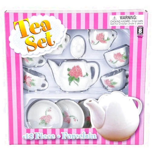 Rhode Island Novelty 13 PC Ceramic Tea Set